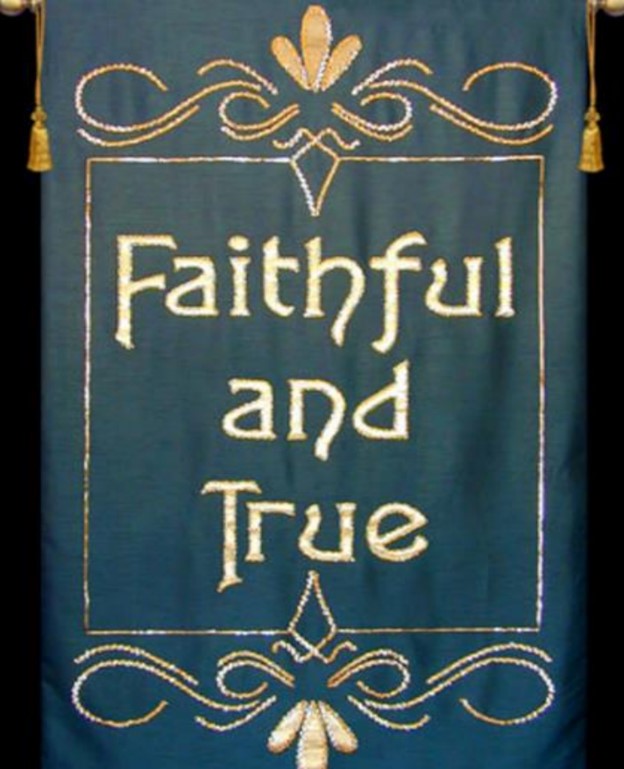 There You are! Faithful and True!